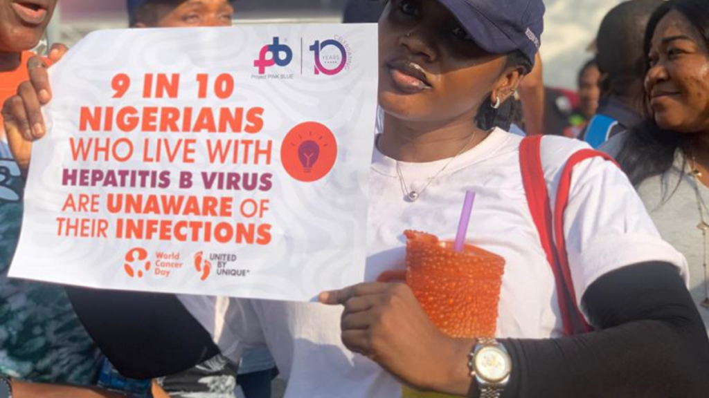 World Cancer Day Nigeria community walk nutrition awareness