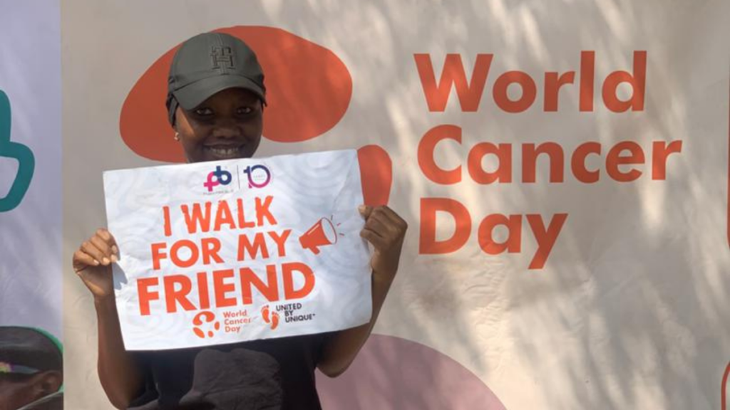 World Cancer Day Nigeria community walk nutrition awareness