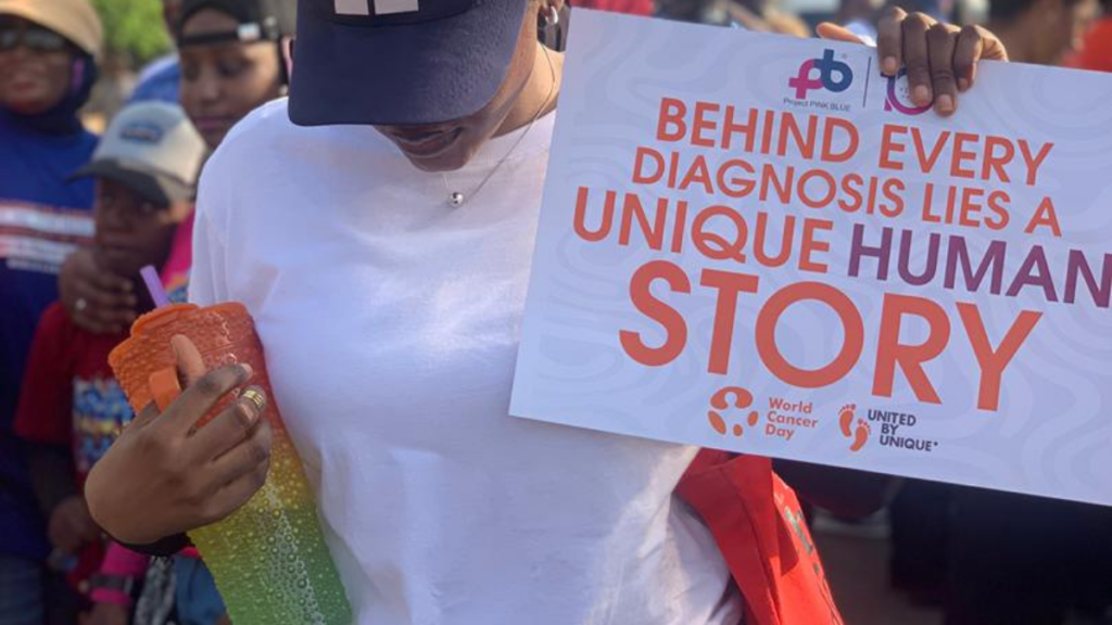 World Cancer Day Nigeria community walk nutrition awareness